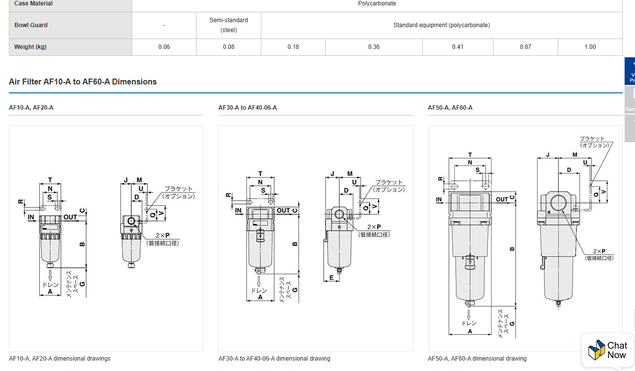 Bộ lọc khí SMC AF20-01D-2-A