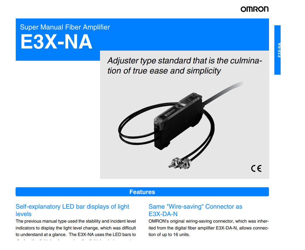 E3X-NA Cảm Biến Omron Chính Hãng 