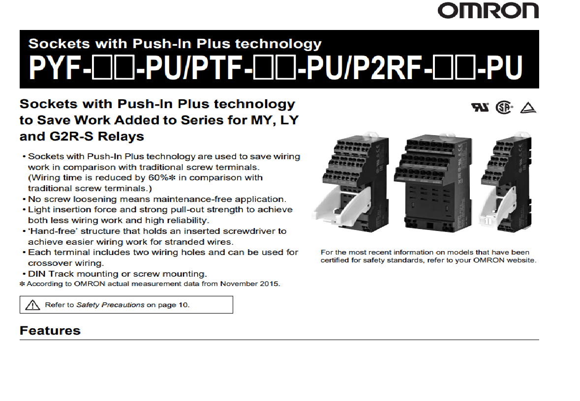 PYF Đế Rơ Le Omron Chính Hãng