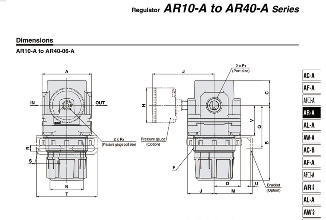 Bộ điều áp AR30-03BG