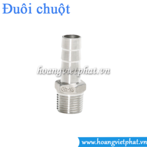 Nối Ống Đuôi Chuột Ren Ngoài Inox 304